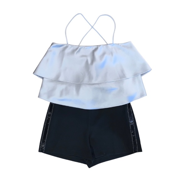 Zara Black Beaded Shorts - Picture 3 of 5